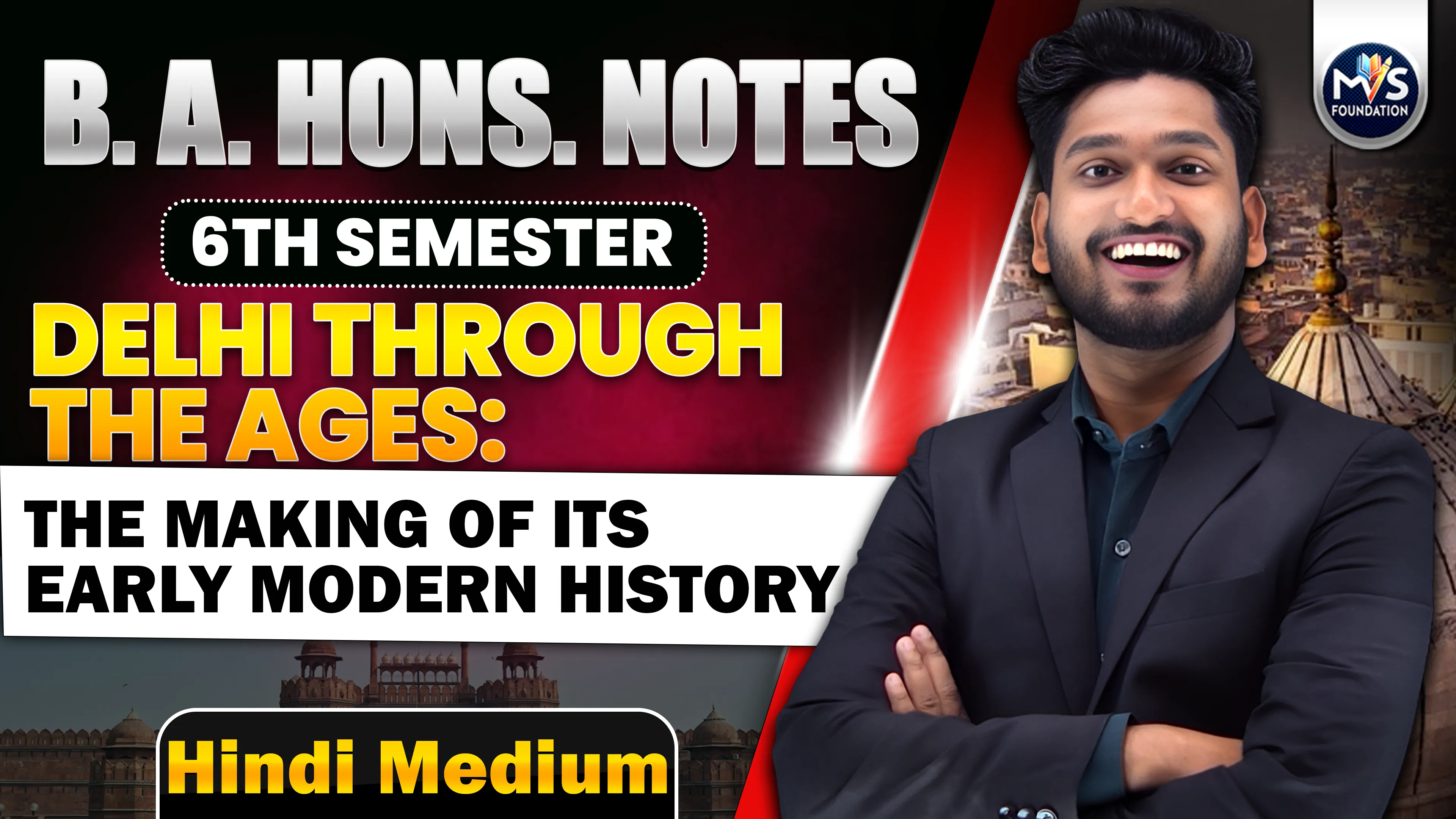 Delhi through the Ages: The Making of its Early Modern History Notes In HINDI Medium