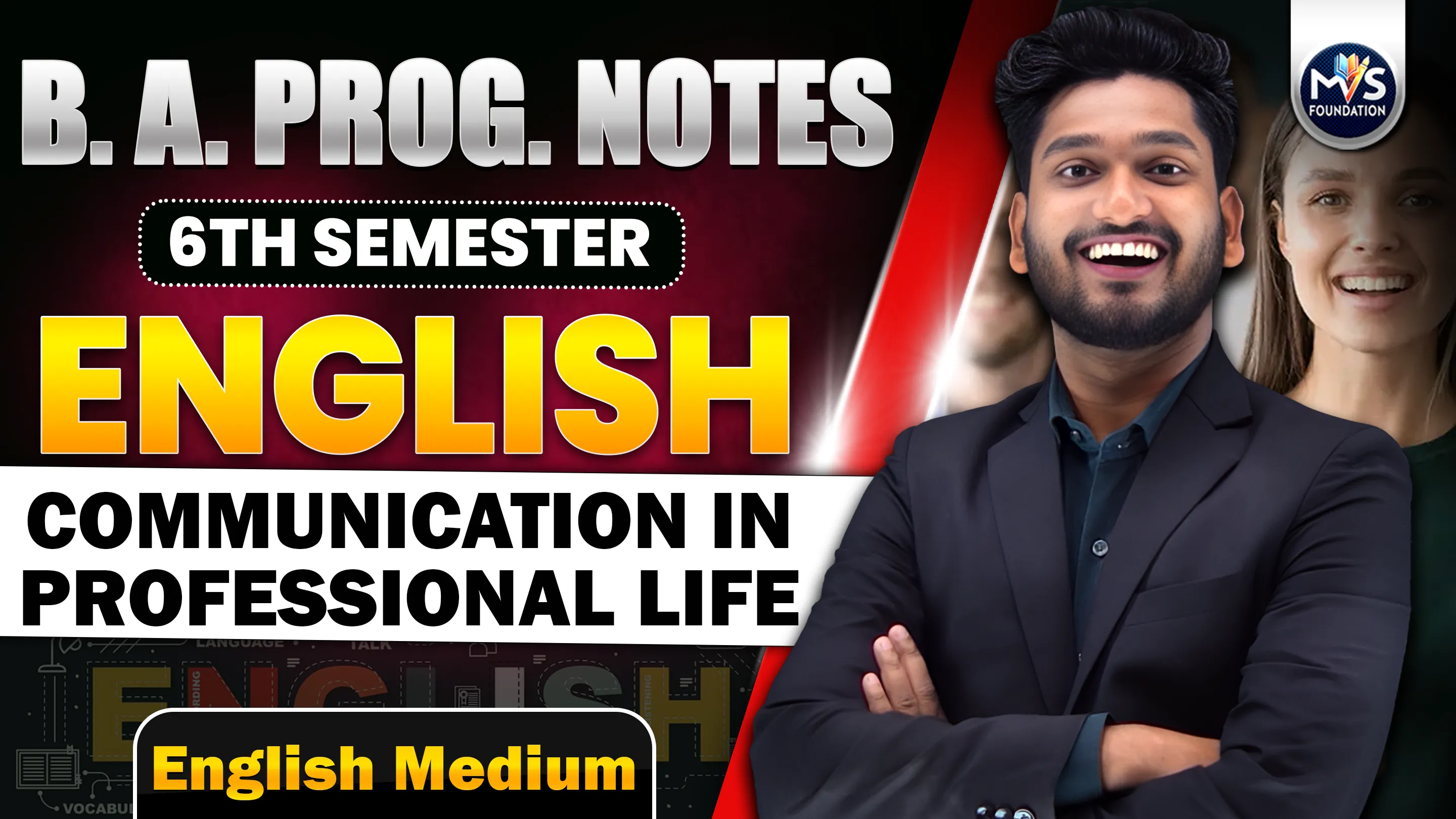 English: Communication in Professional Life Notes | B.A. Prog./Hons. All Semester