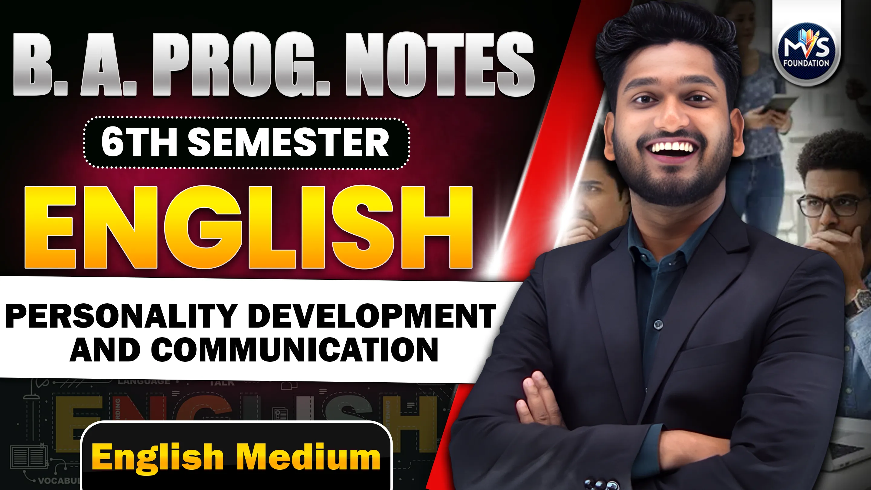 English : Personality Development and Communication Notes in English Medium | DU SOL B.A Prog./Hons. All Semester