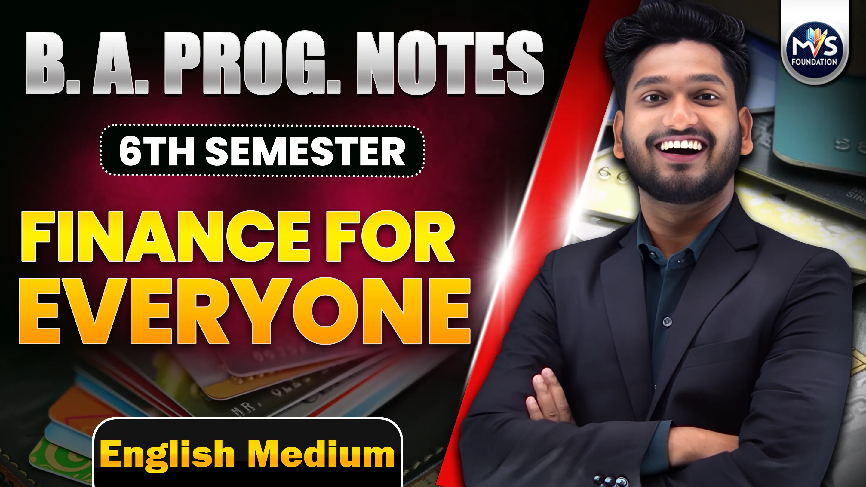 Finance for Everyone Notes in English Medium | DU SOL B.A Prog./Hons All Semester