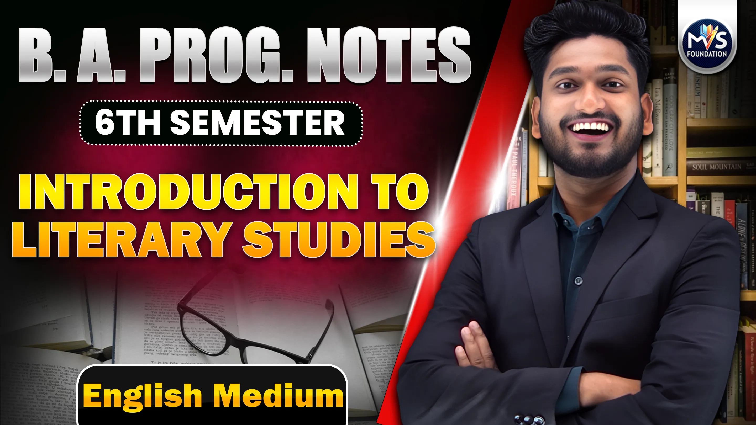 INTRODUCTION TO LITERARY STUDIES Notes