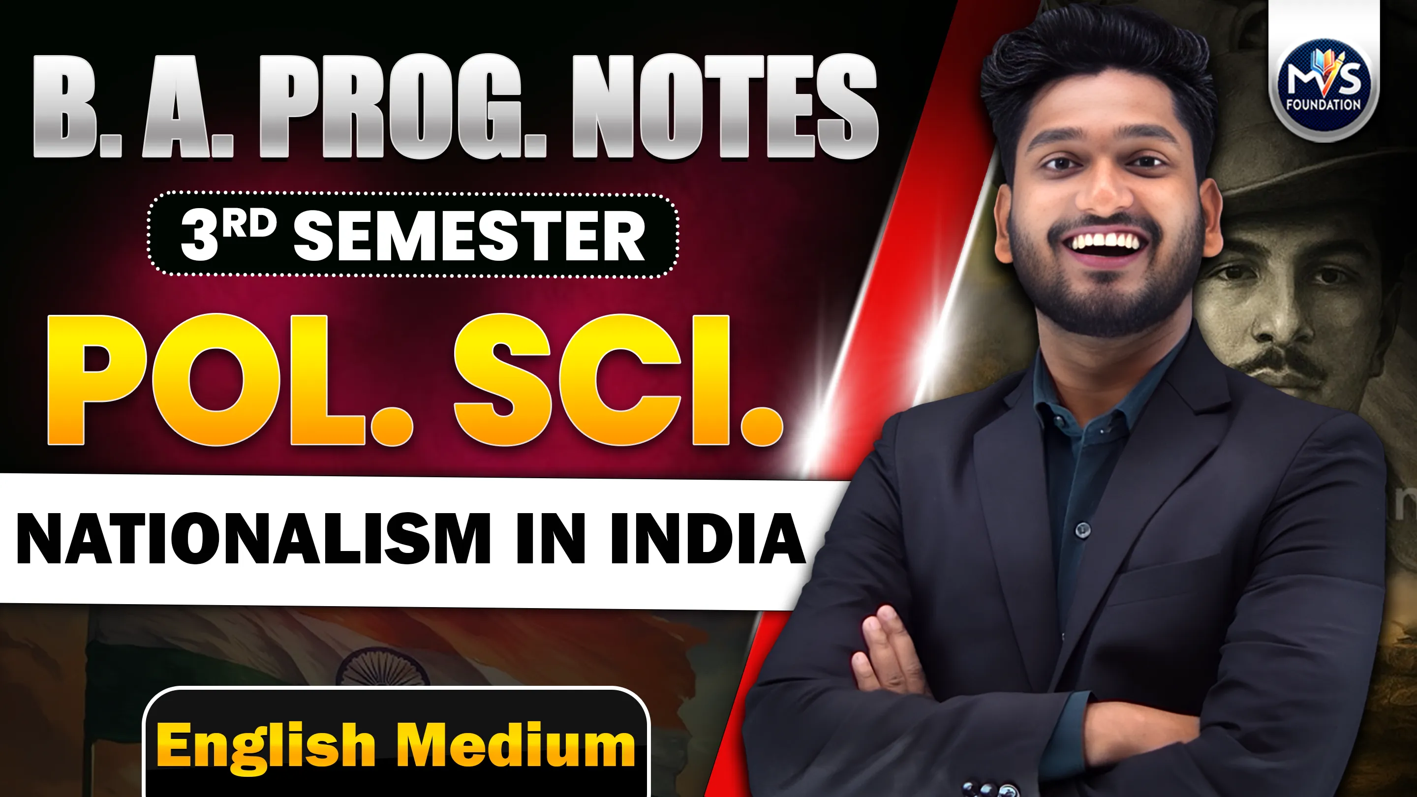 Nationalism in India Notes In English Medium | B.A. Prog. DU SOL Semester 3rd