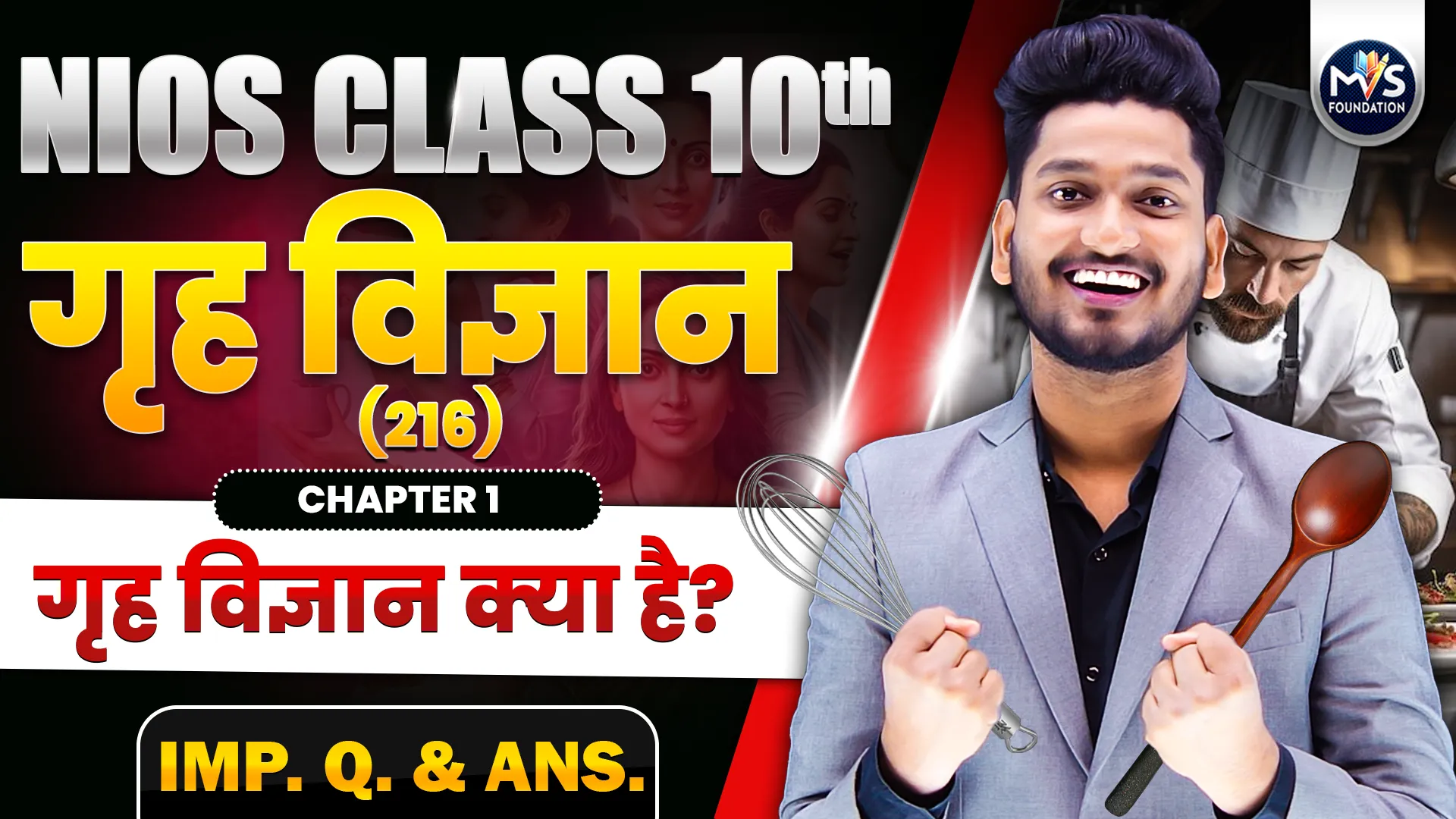 NIOS Class 10th Home Science (216) Important Question & Answer Ch 1