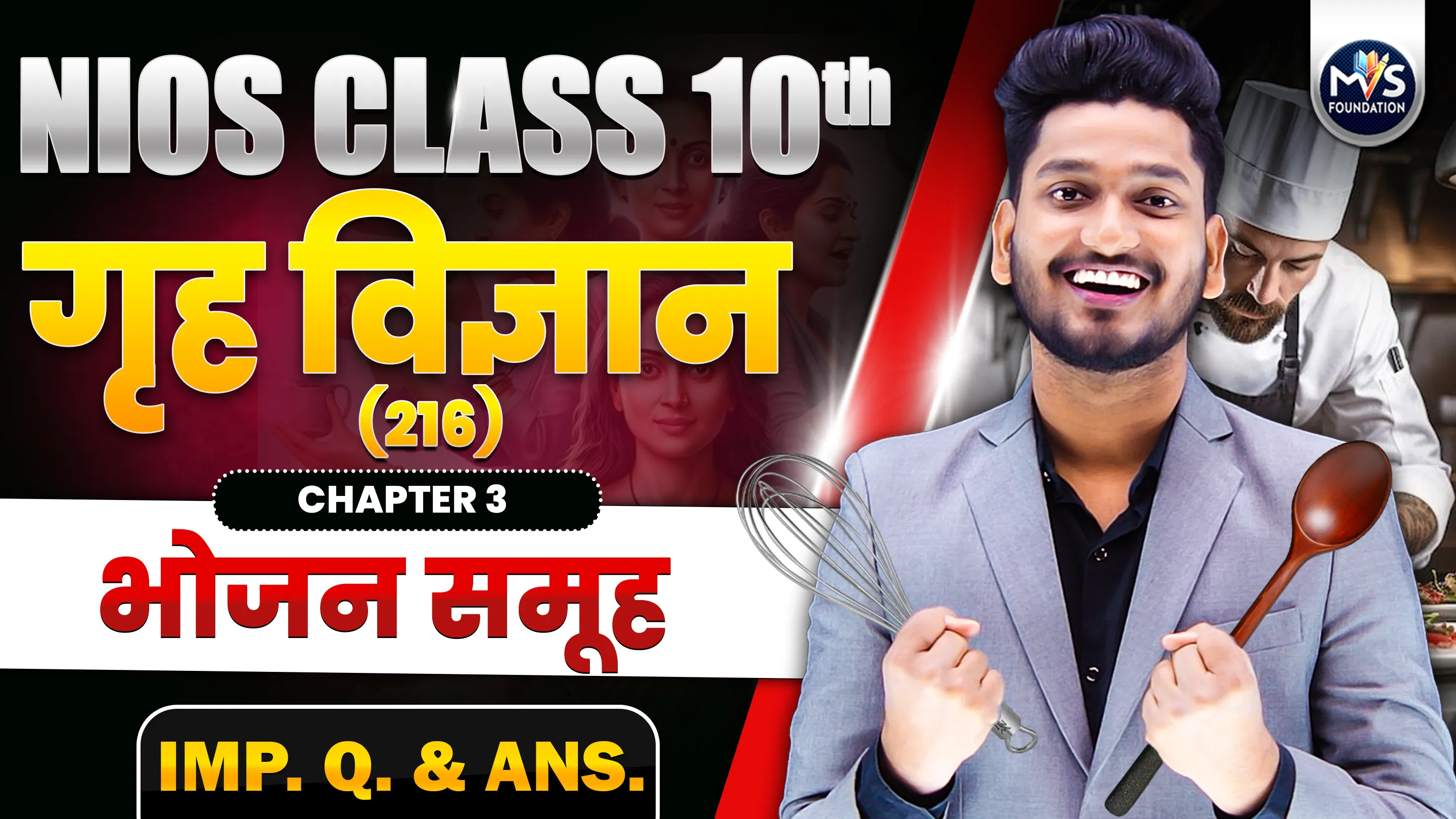 NIOS Class 10th Home Science (216) Important Question & Answer Ch 3