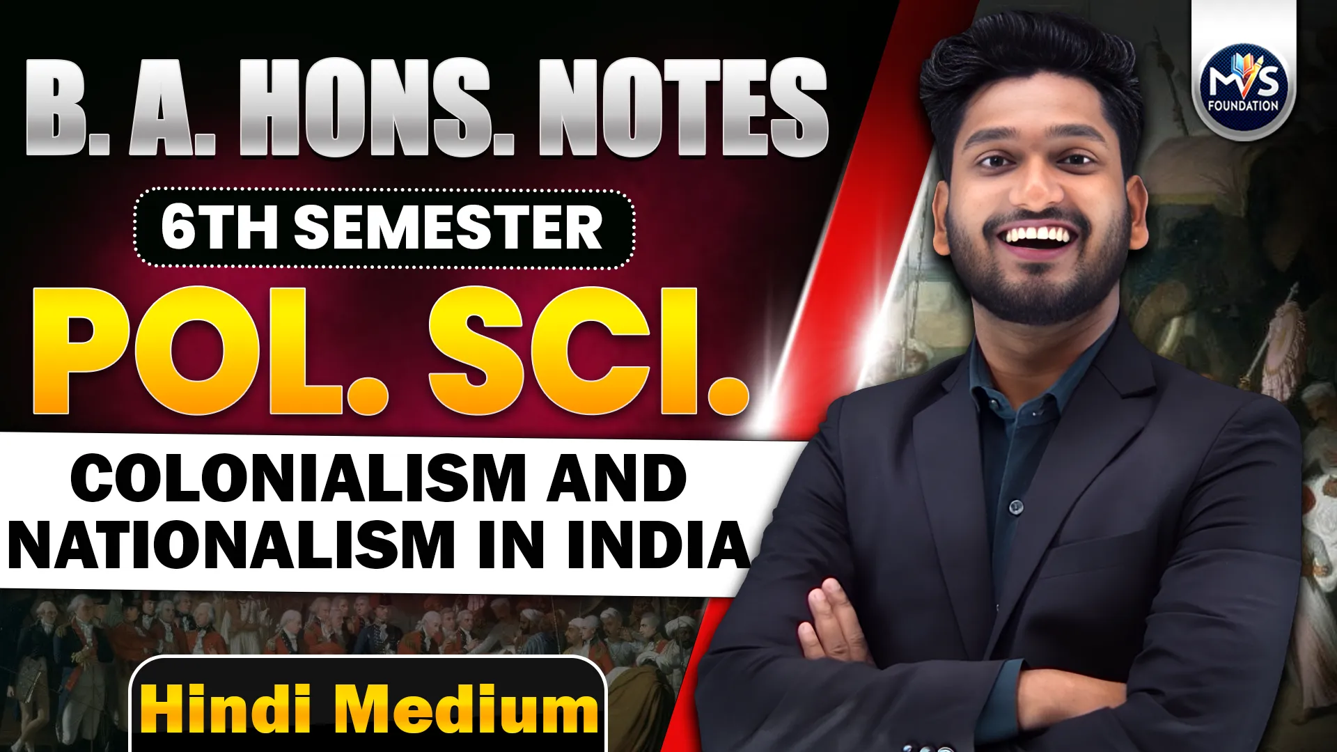 Colonialism and Nationalism in India Notes In HINDI Medium