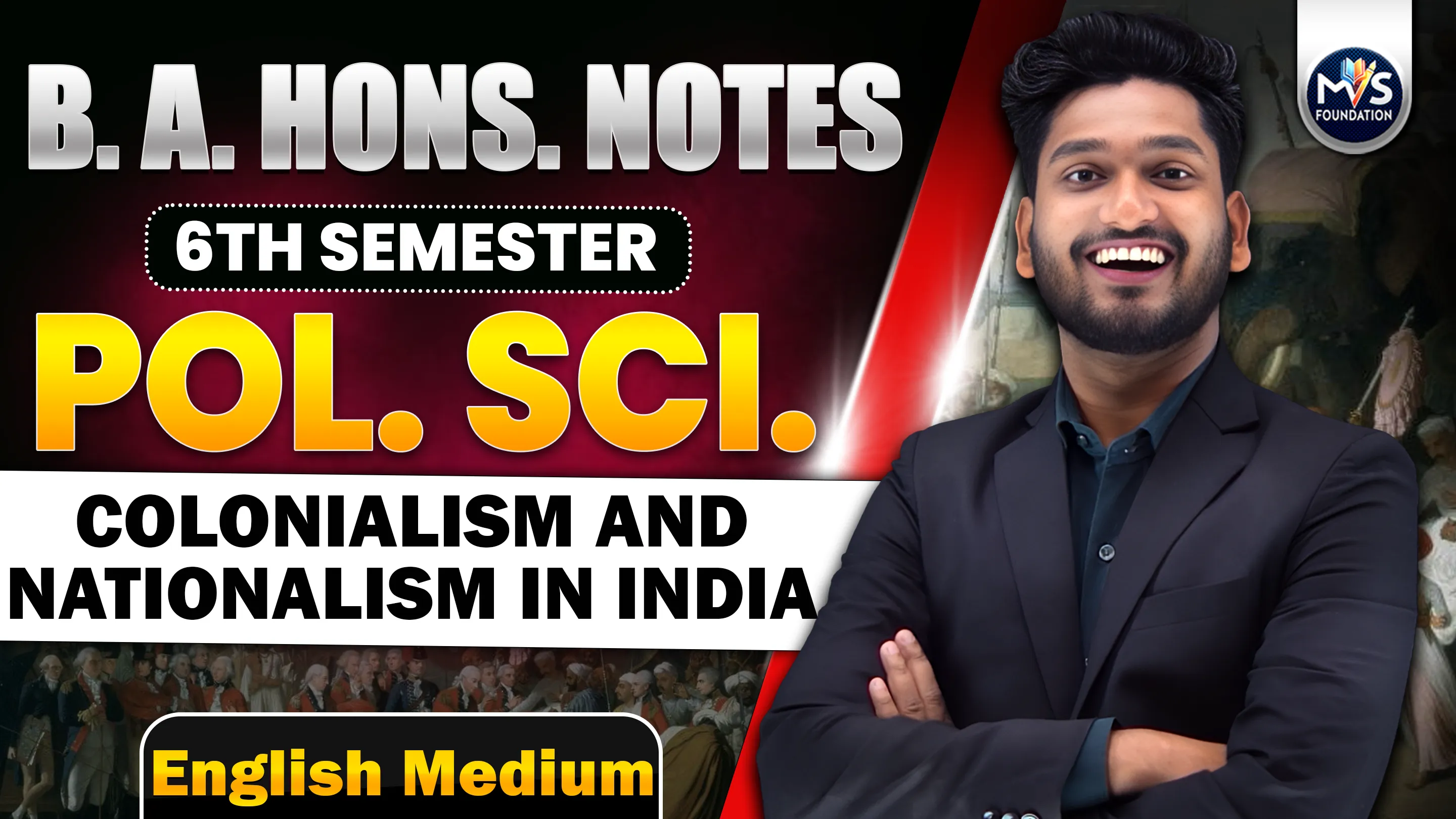 Colonialism and Nationalism in India Notes In English Medium