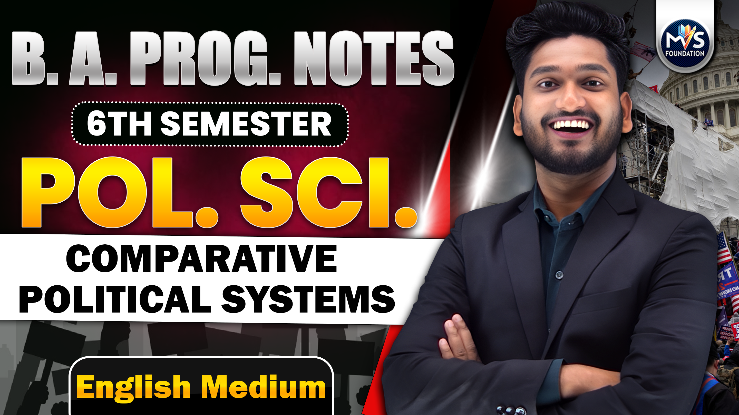 Political Science: Comparative Political Systems in English Medium