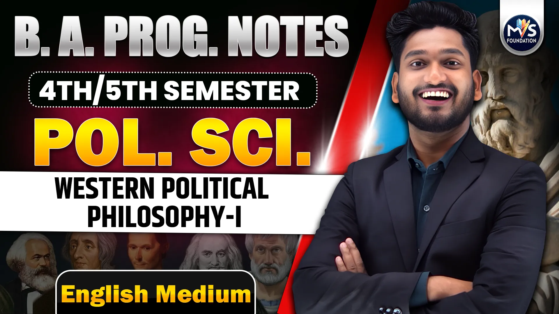 Western Political Philosophy-I in English | DU SOL B.A Program Semester 4th/5th