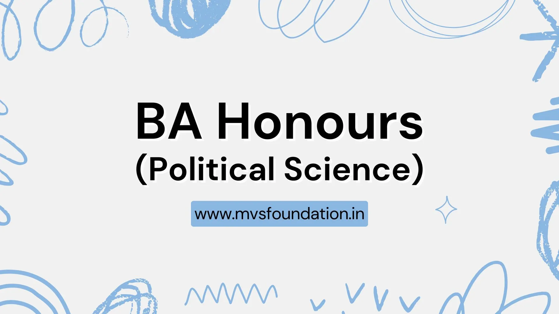 BA (Honours) &ndash; Political Science