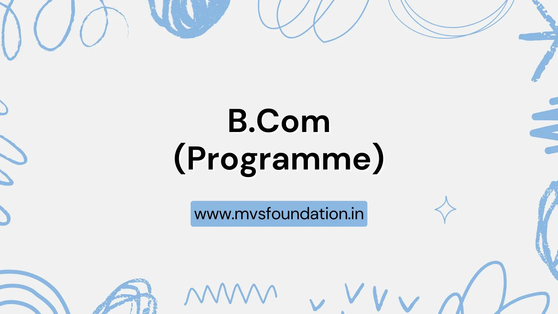 B.Com (Programme)