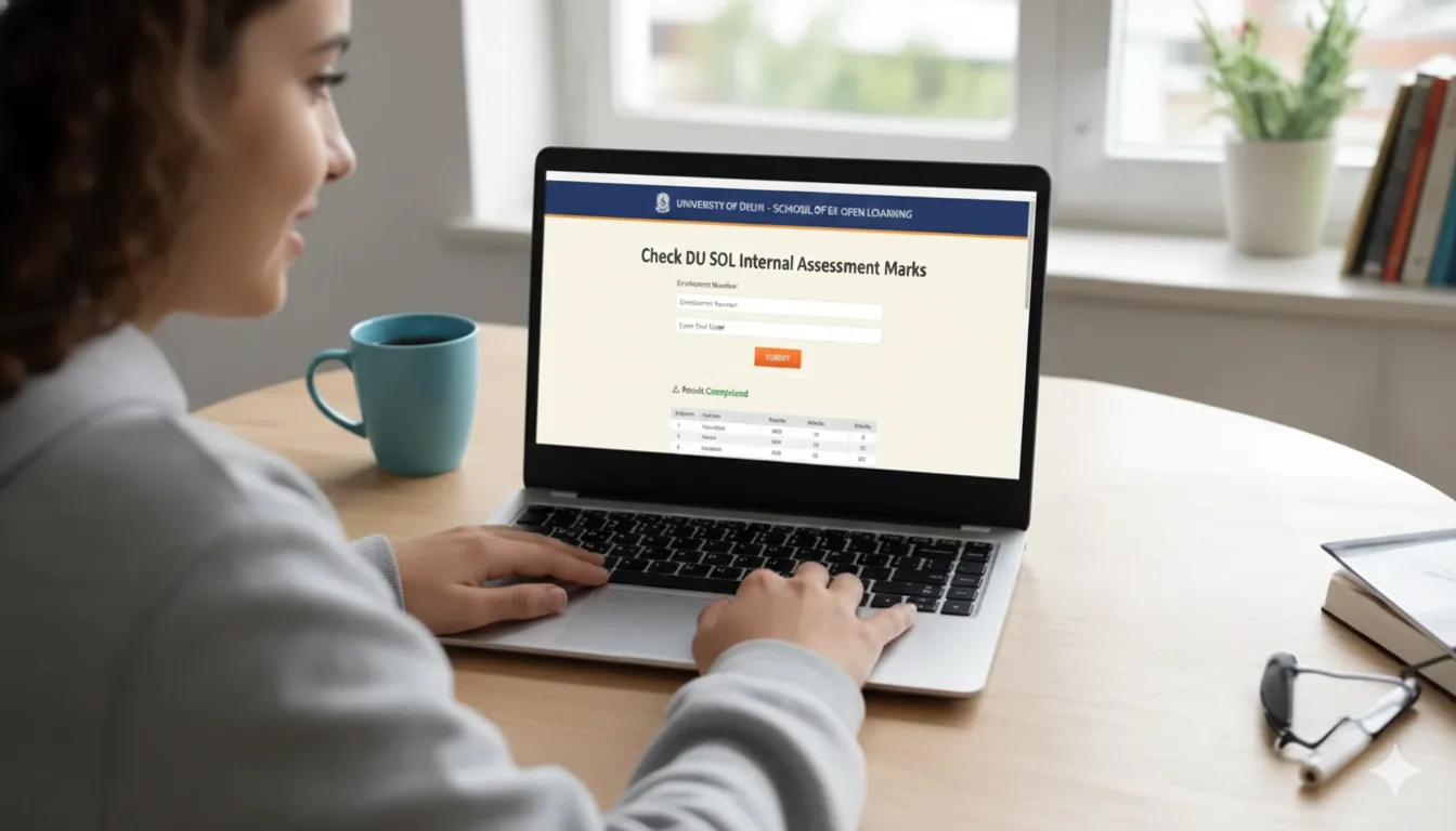 Check DU SOL Internal Assessment Marks Images