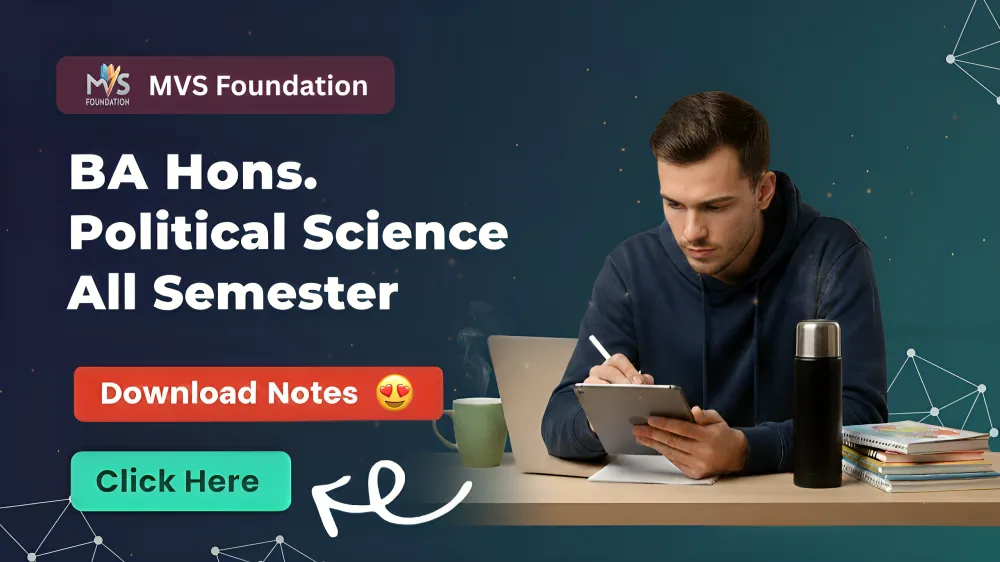DU SOL BA Political Science Honours Notes Download (Semester-Wise PDF)
