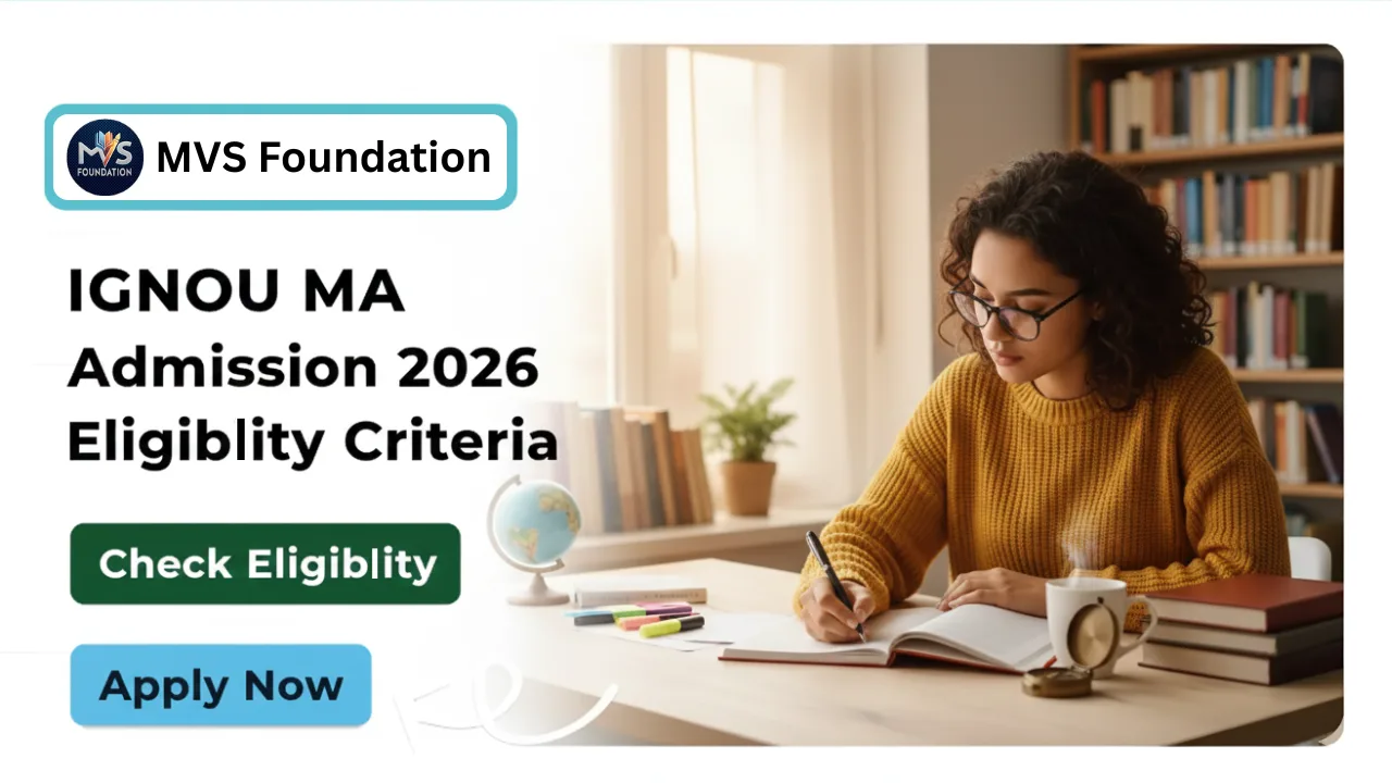 IGNOU MA Admission 2026: Eligibility Criteria, Fees, and Best Specializations