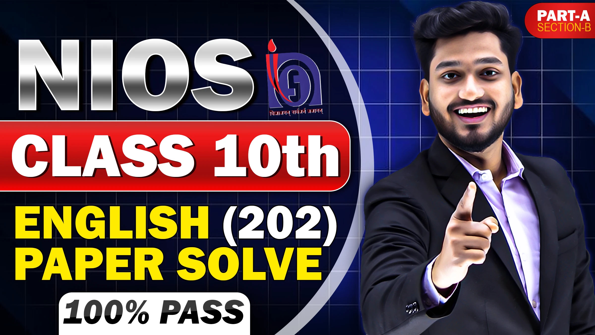 NIOS Class 10th English April 2025 Question Paper Solution - Part A