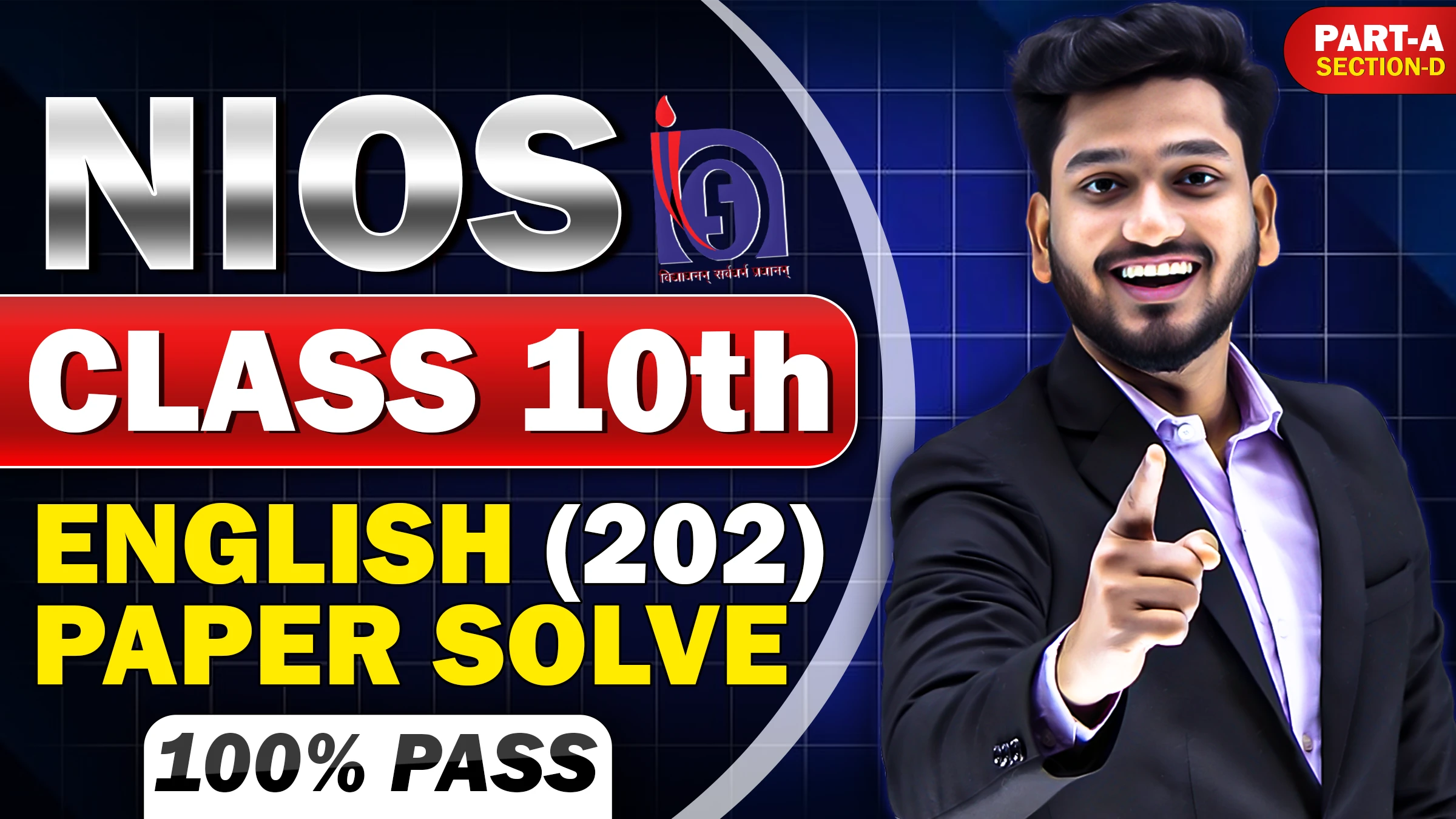 NIOS Class 10th English April 2025 Question Paper Solution- PART A