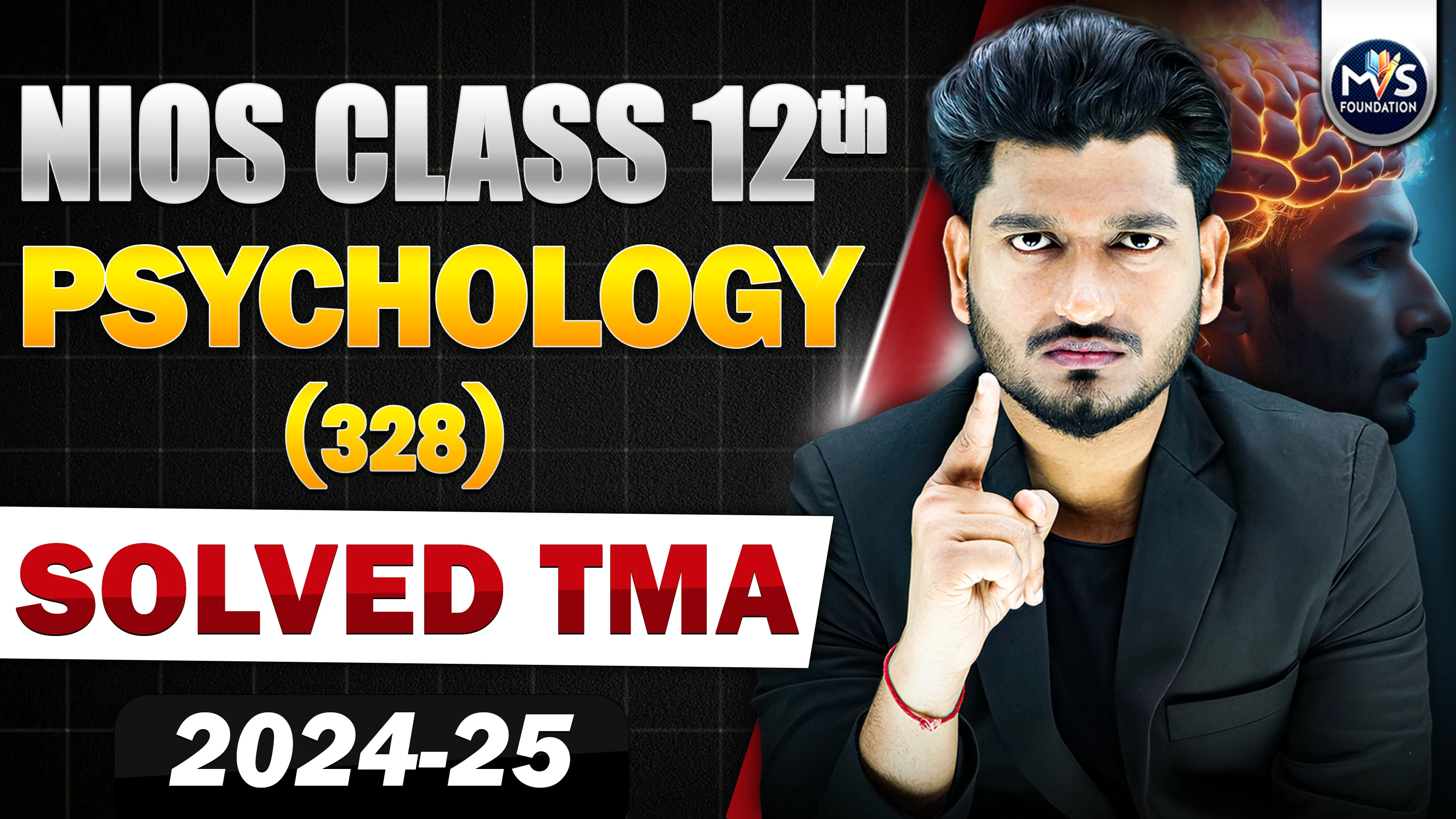 NIOS CLASS 12TH Psychology (328) SOLVED TMA In Hindi Medium PDF SESSION 2024 - 25