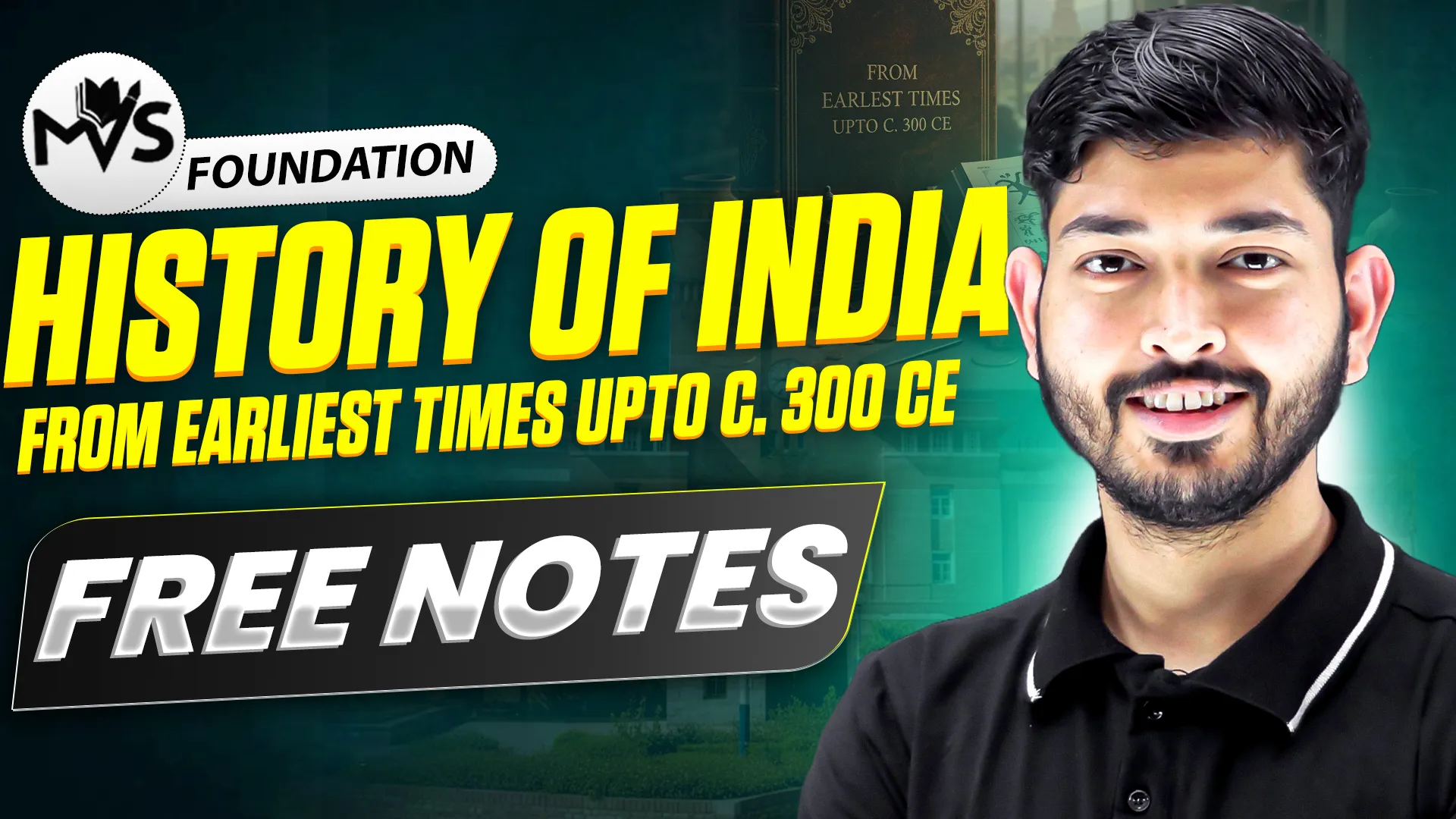 B.A. HISTORY OF INDIA FROM EARLIEST TO 300 Notes PDF 2025-26 | Free College Notes for Students