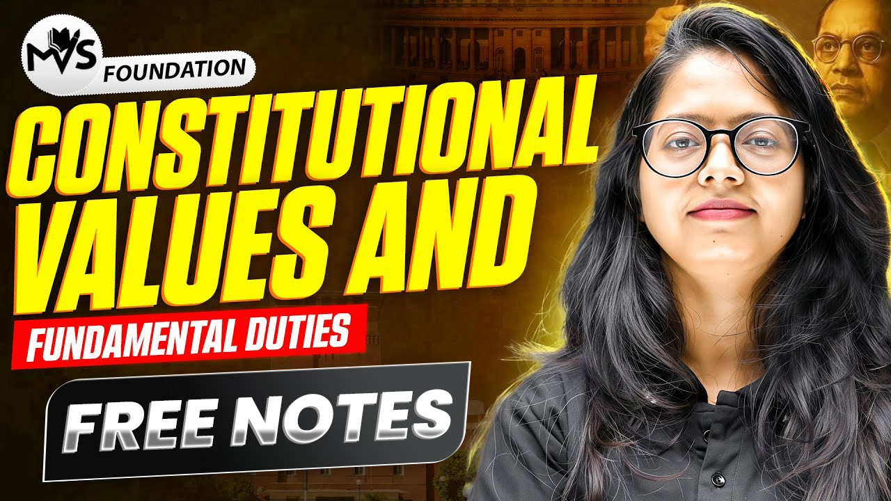 B.A. Constitutional Values and Fundamental Duties Notes PDF – Free Academic Notes for 2025-26