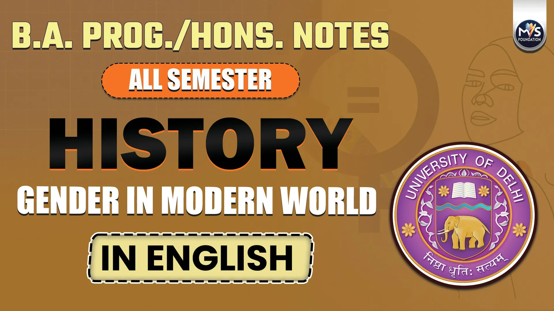 History :  Gender in Modern World in English