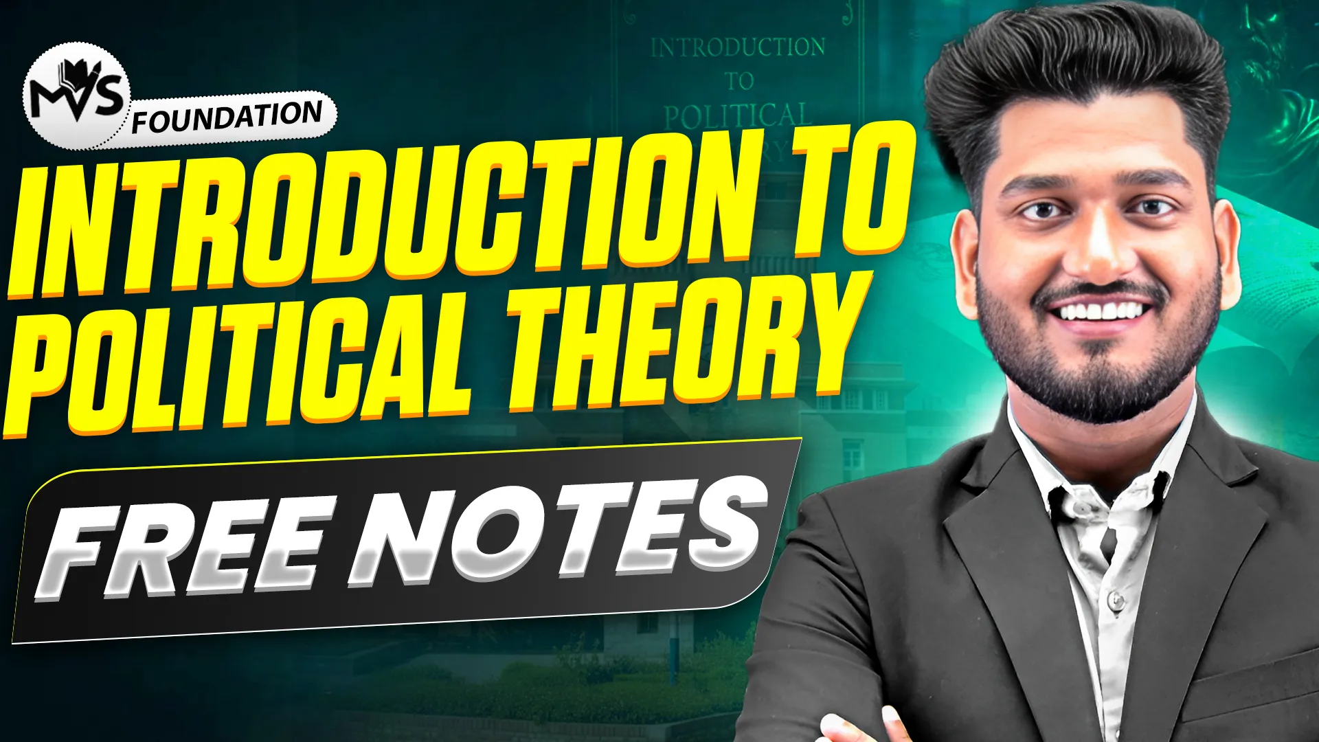 B.A. Introduction to Political Theory Notes PDF | Free Academic Notes for 2025-26
