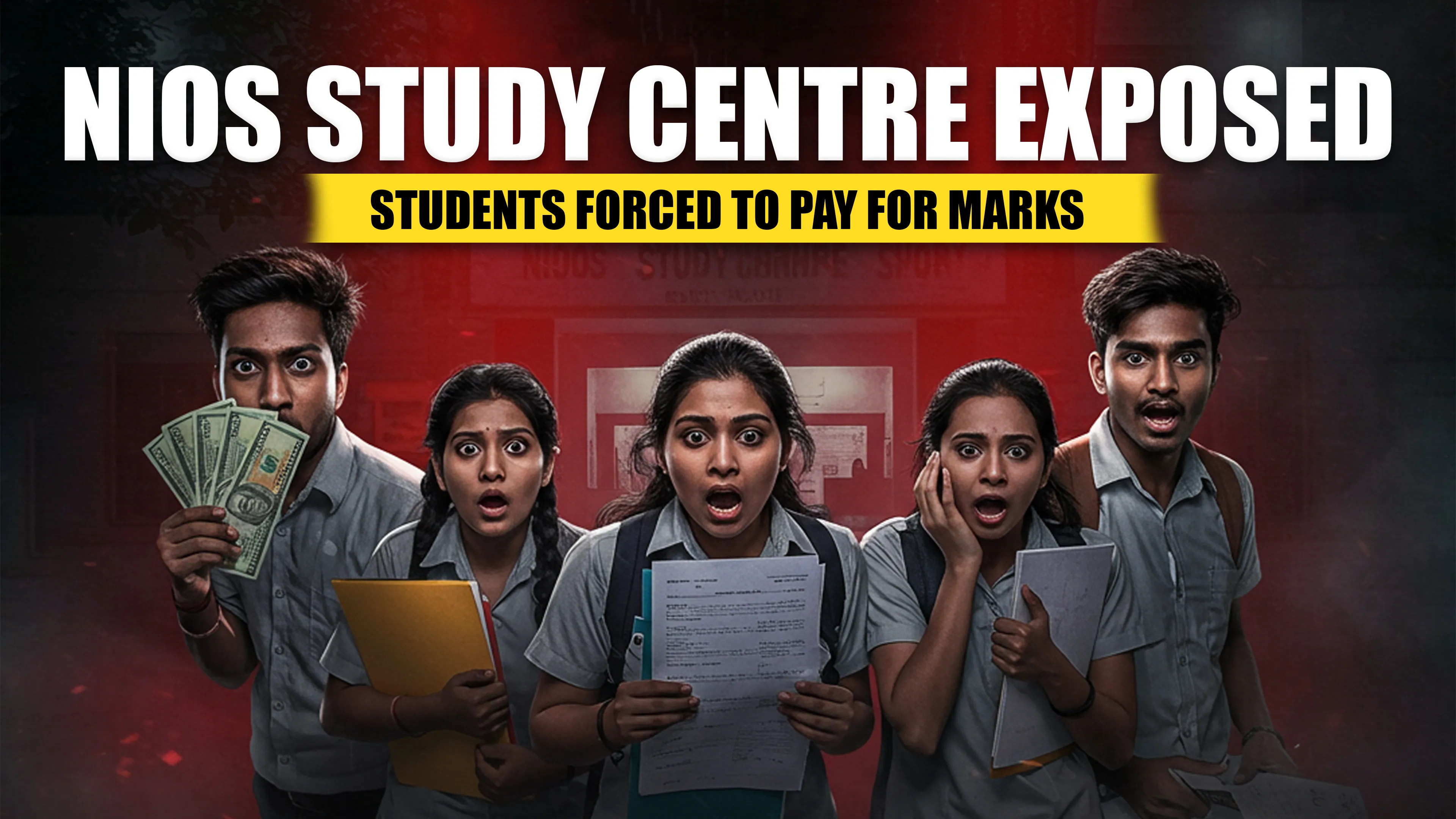 NIOS Study Centre Exposed – Students Forced to Pay for Marks