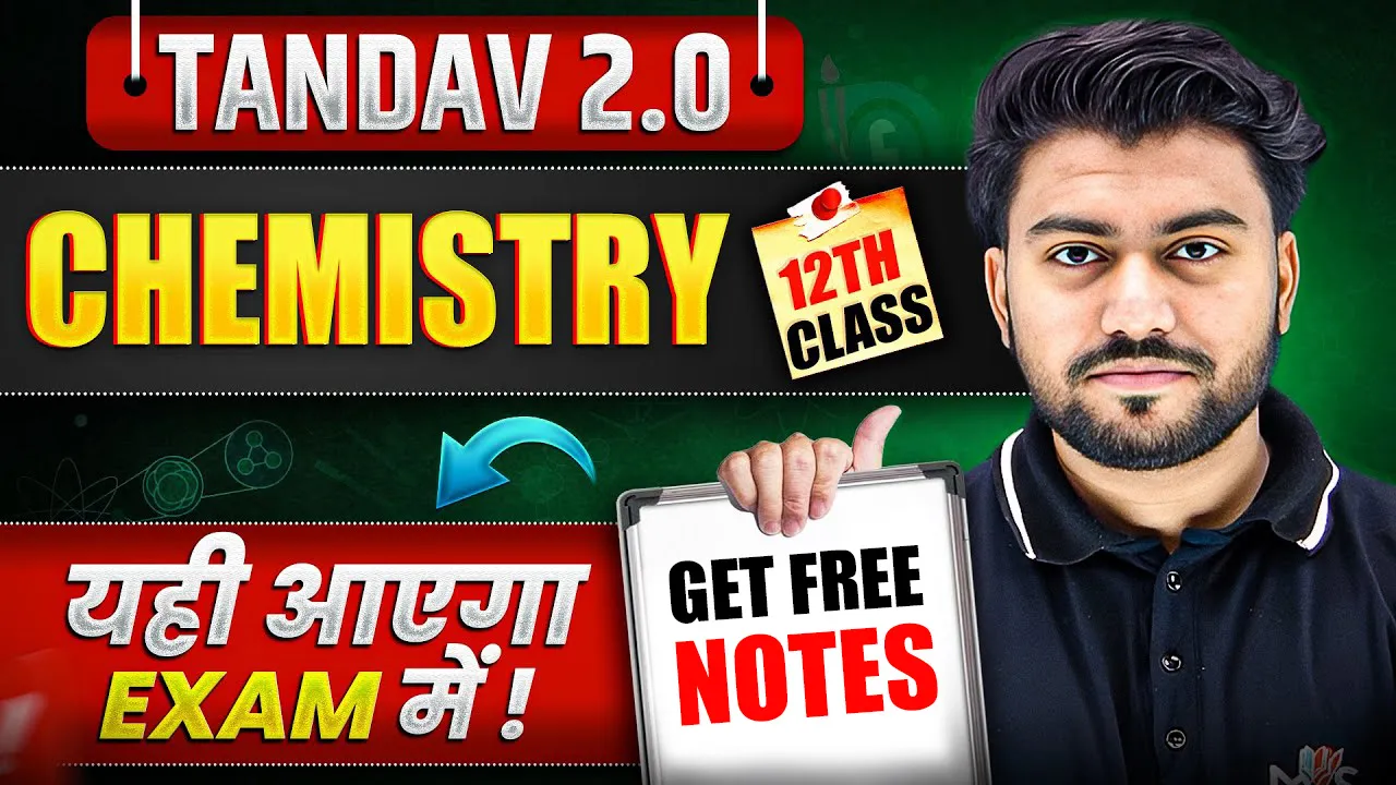 NIOS CHEMISTERY (313) Notes PDF 2025-26 | Class 12th Free PDF NOTES