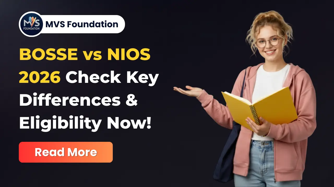 BOSSE vs NIOS 2026 | BOSSE Board vs NIOS Difference, Recognition & Eligibility