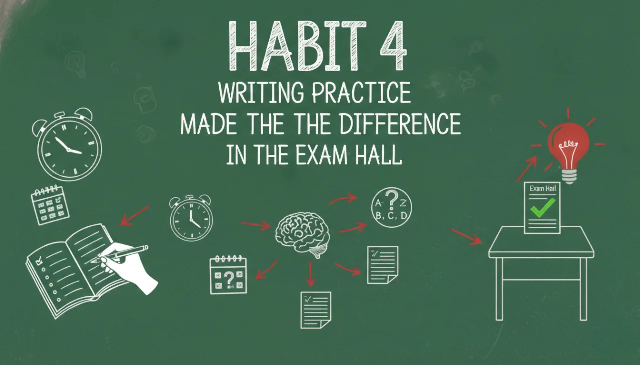 Habit 4: Writing Practice Made the Difference in the Exam Hall