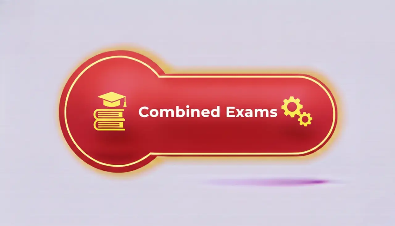 MCQs, Descriptive Papers, and Combined Exams