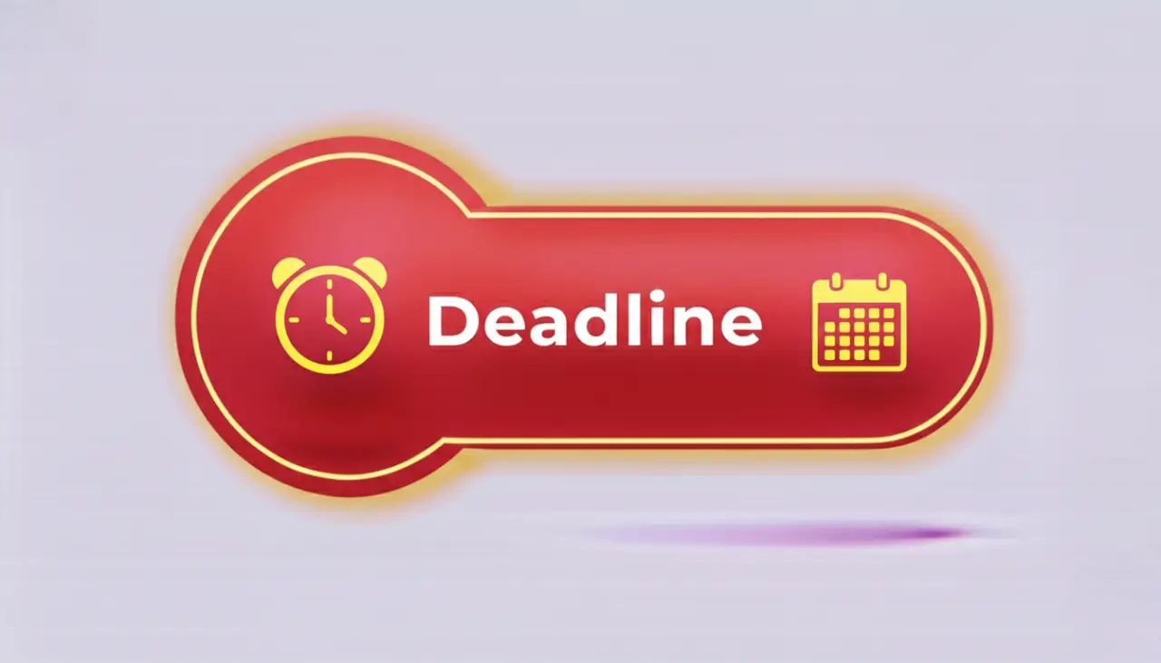 One Deadline You Should Not Miss