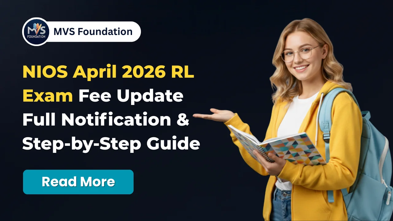 NIOS April 2026 Exam Fee Notification for RL Cases: Complete Guide