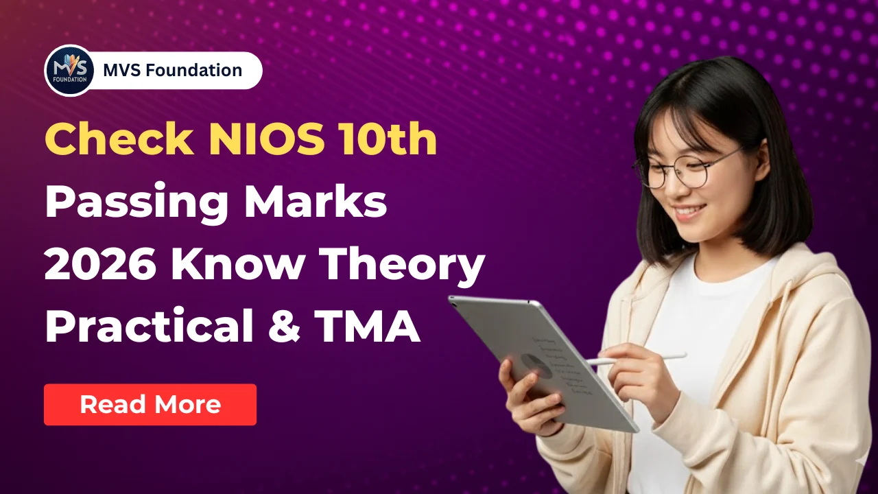 NIOS 10th Passing Marks 2026 – Theory, Practical & TMA Rules