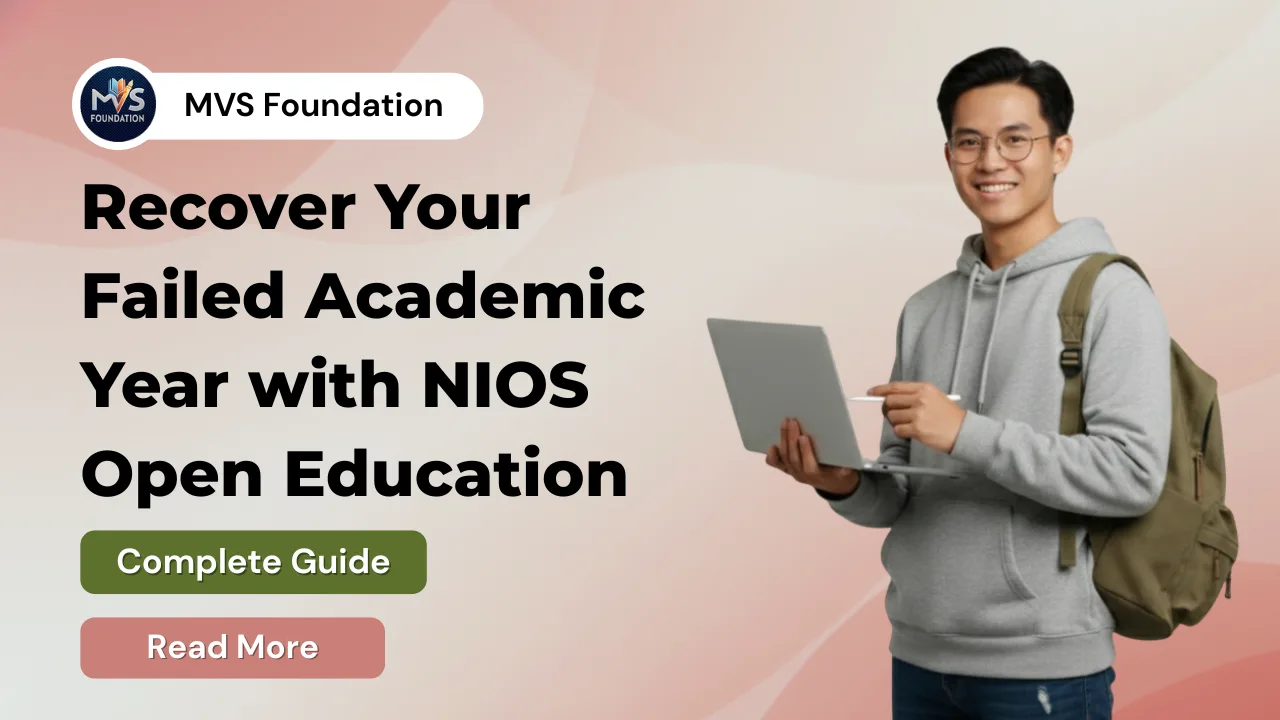 Recover Failed Academic Year with NIOS Open Education
