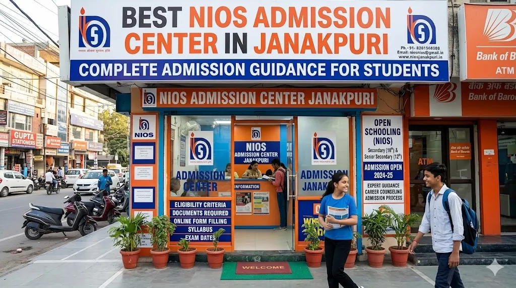 Best NIOS Admission Center in Janakpuri: Complete Admission Guidance for Students